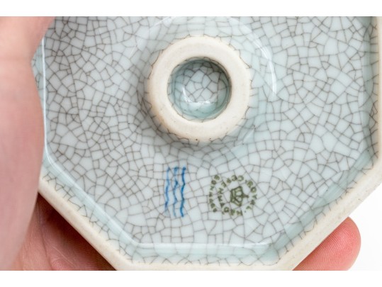 Three Piece Set Of Royal Copenhagen Pottery