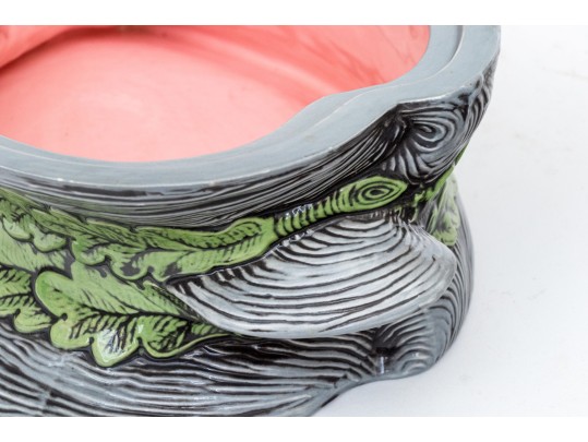 Vintage Majolica Lidded Clam Motif Tureen