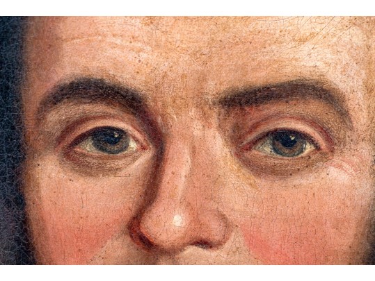 Oil On Canvas Portrait Of A Gentleman