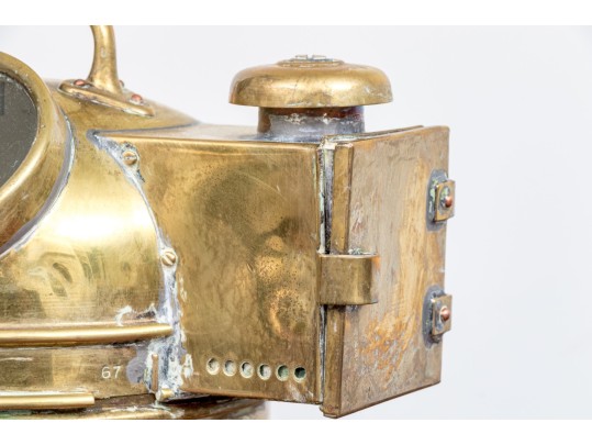 Antique Brass Ship Binnacle Compass