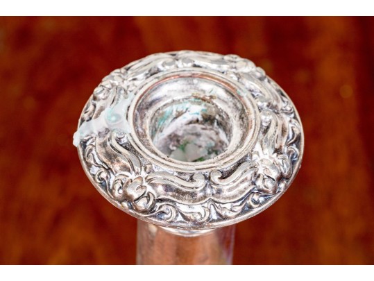 Antique Table Top Collection, Including Candlesticks