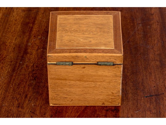 Antique Banded Tea Caddy