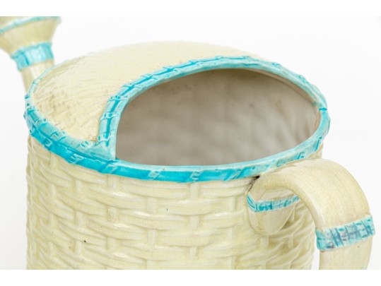 Two Moulded And Painted Ceramic Wares