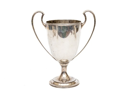 Sterling Silver Twin Handled Trophy Cup, 13.125 Ozt.