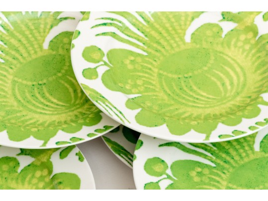 Set Of Twelve Anthropologie Plates