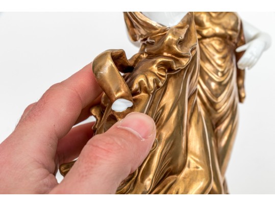 Porcelain Neoclassical Figural Sculpture