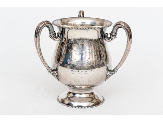 Towle Sterling Silver Triple Handle Trophy Cup, 12.15 Ozt.