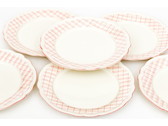 Set Of Six Ceramic Chargers