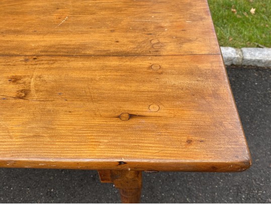 American Primitive Pine Table, Ca. 1780-1820