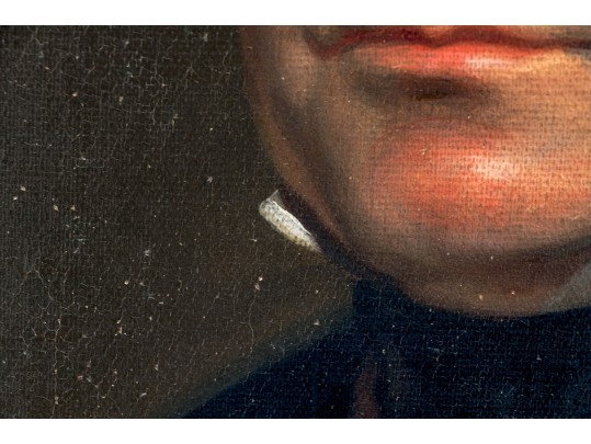 James Bogle (American [NY], 1817-1873) Oil On Canvas, Portrait Of A Gentleman, 1848