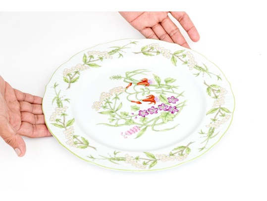 Tiffany & Co. Decorative Floral Motif Serving Plate