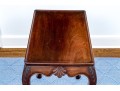 Antique Dish Top Mahogany George III Style Side Table