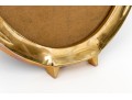 Esquestian Brass Horseshoe Tabletop Picture Frame.