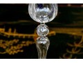 Pair Of Fabulous Hand-blown Glass Candlesticks