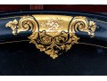 Chinoisserie Oval Ebonised And Gilt Papier Mache Tray Top Table