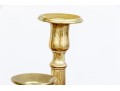 Four 19th C. Brass Candlesticks
