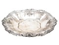 Silver Plated Footed Oval Serving Bowl