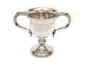 Sterling Silver Twin Handled Trophy Cup, 9.3 Ozt.