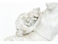 Bisque Porcelain Figurine Of Mother And Child