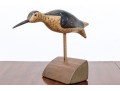 Signed Stevens Carved Wood Seabird On Stand