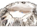 Silver Plated Footed Oval Serving Bowl