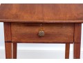 Late Federal Cherry Single Drawer Stand, Ca. 1820-40