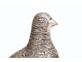 Pair Of Silver Plated Quails