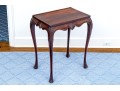 Antique Dish Top Mahogany George III Style Side Table