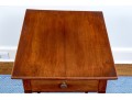 Late Federal Cherry Single Drawer Stand, Ca. 1820-40