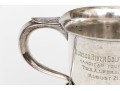 Sterling Silver Twin Handled Trophy Cup, 9.3 Ozt.