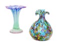 Murano And Handblown Glass Vases