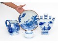 Four Blue And White English And Asian Ceramics