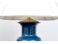 Pair Of Chinese Blue Glazed Vases Mounted As Table Lamps