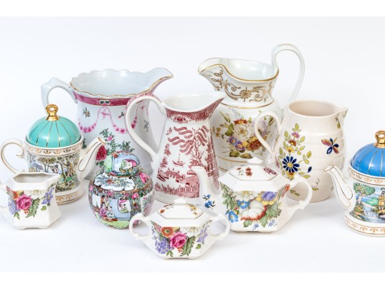 Great Variety Of Ceramics Including Lenox, Colonial Williamsburg, Sadler, And More