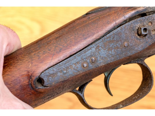 19th C. Ford Brothers Precision Rifle With Bayonette