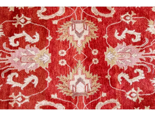 Hand-Knotted Wool Carpet, 14'-4
