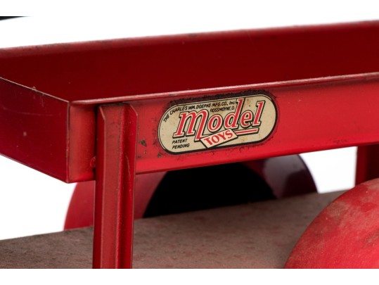 Vintage Doepke Toys Pressed Steel Fire Engine