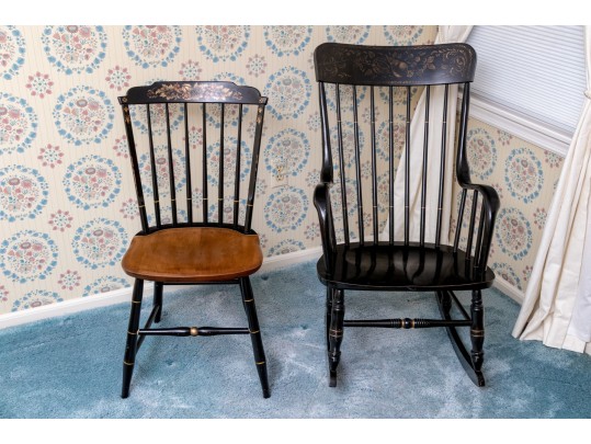 Two Chairs, Including Hitchcock
