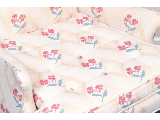 Queen Anne Style Custom Upholstered Wing Chair