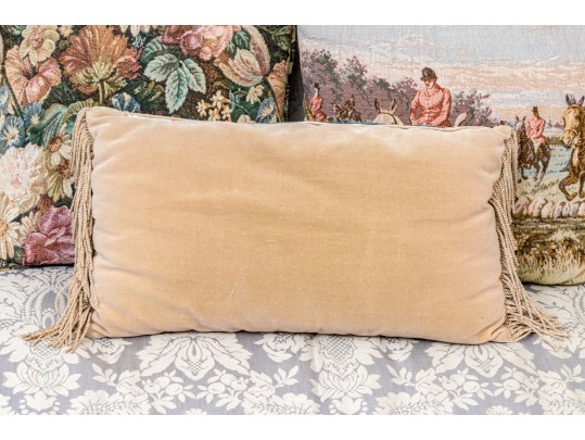 Vintage Collection Of Needlepoint And Upholstered Accent Pillows