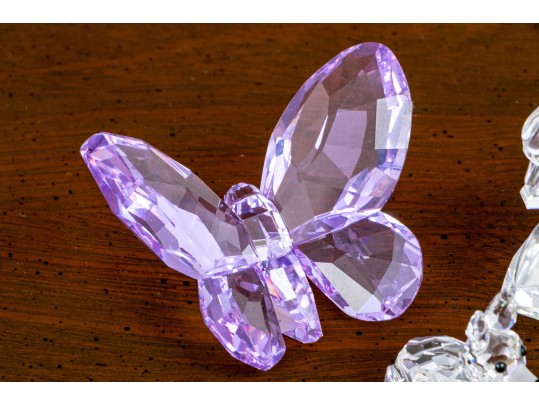 Group Of Three Swarovski Crystal