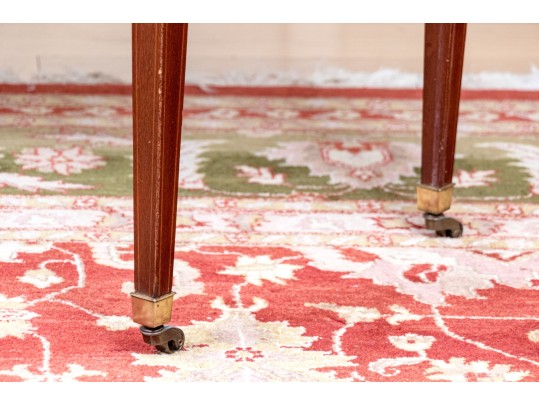 Baker Furniture Banded Mahogany Pembroke Table