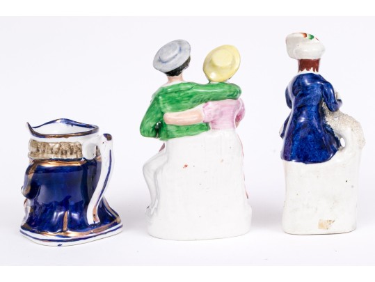 Collection Of Three English Staffordshire And Allerton's Ceramic And Mug