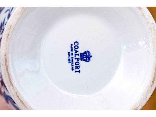 Collection Of Seven English Transferware Ceramics Including Spode & Coalport