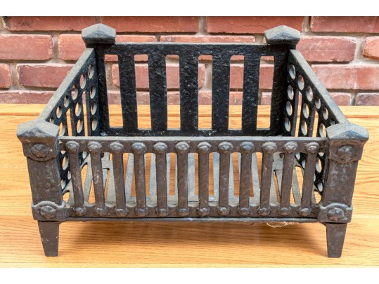 Antique Cast Iron Coal Box