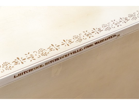 Hitchcock Stencil Decorated Blanket Chest