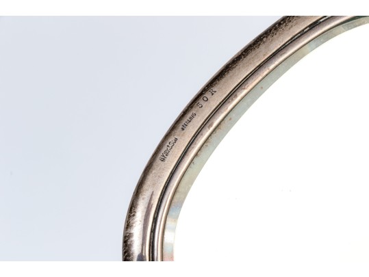 S. Kirk & Sons Sterling Silver Hand Mirror And Hair Brush