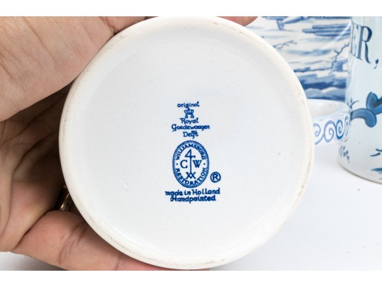 Assembled Collection Of Four Dutch Ceramics