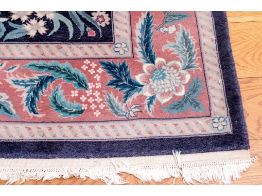 Hand-Knotted Wool Carpet, 10'-2