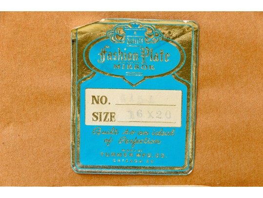 Turner Mfg. Co. Gilt Mirror